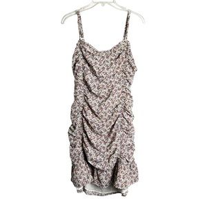 Fashion Nova - Ruched Tie Back Ditsy Floral Dress -‎ Sz. 2X